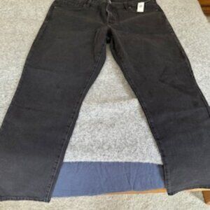 Old Navy | Women's Black Denim Jeans, Mid-Rise O.G. Straight (Size 18 Tall)